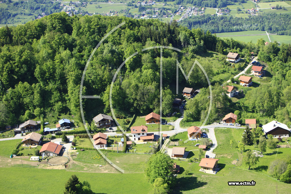 Photo arienne de Mont-Saxonnex (Chamoules)