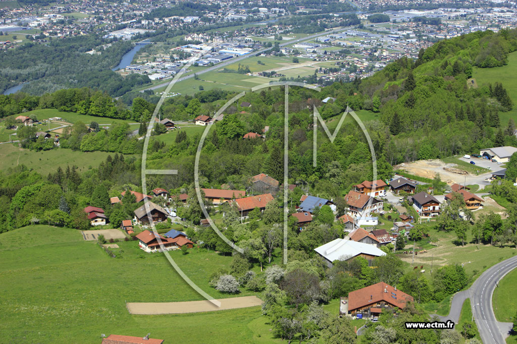 Photo arienne de Mont-Saxonnex (Culaz)