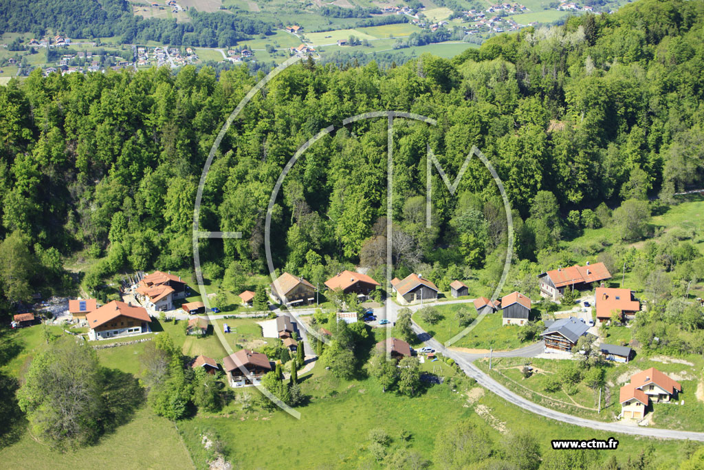 Photo arienne de Mont-Saxonnex (La Balme)