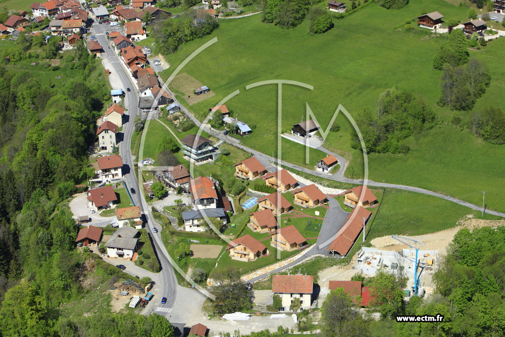 Photo arienne de Mont-Saxonnex (Le Bourgeal)
