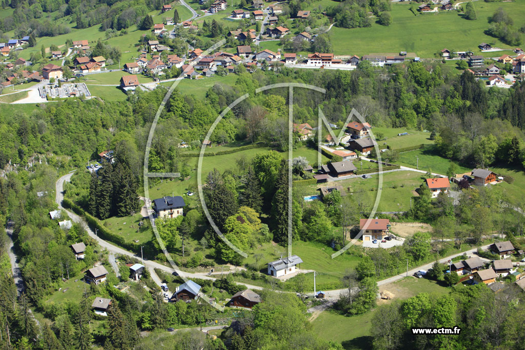 Photo arienne de Mont-Saxonnex (Pincru)