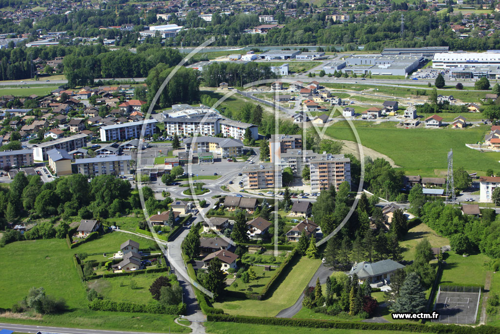 Photo arienne de Scionzier (Avenue du Crozet)