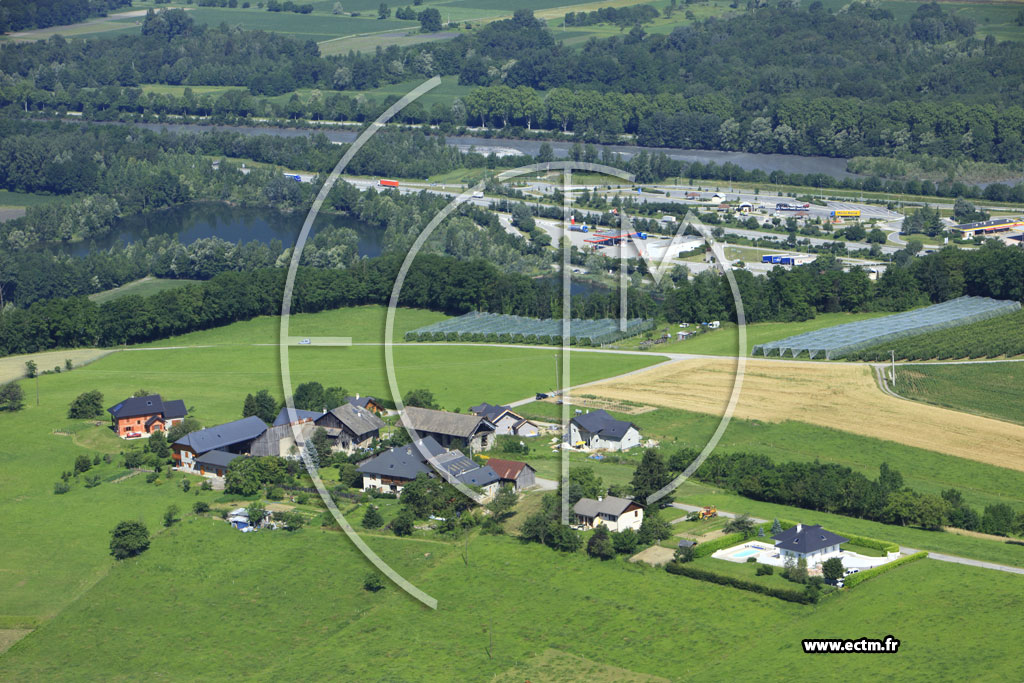 Photo arienne de Chteauneuf (Tardevel d'en Haut)