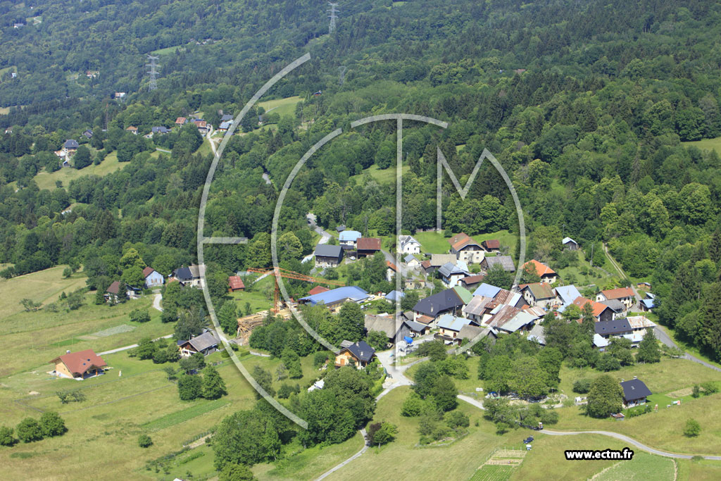 Photo arienne de Bonvillard (Le Villaret)