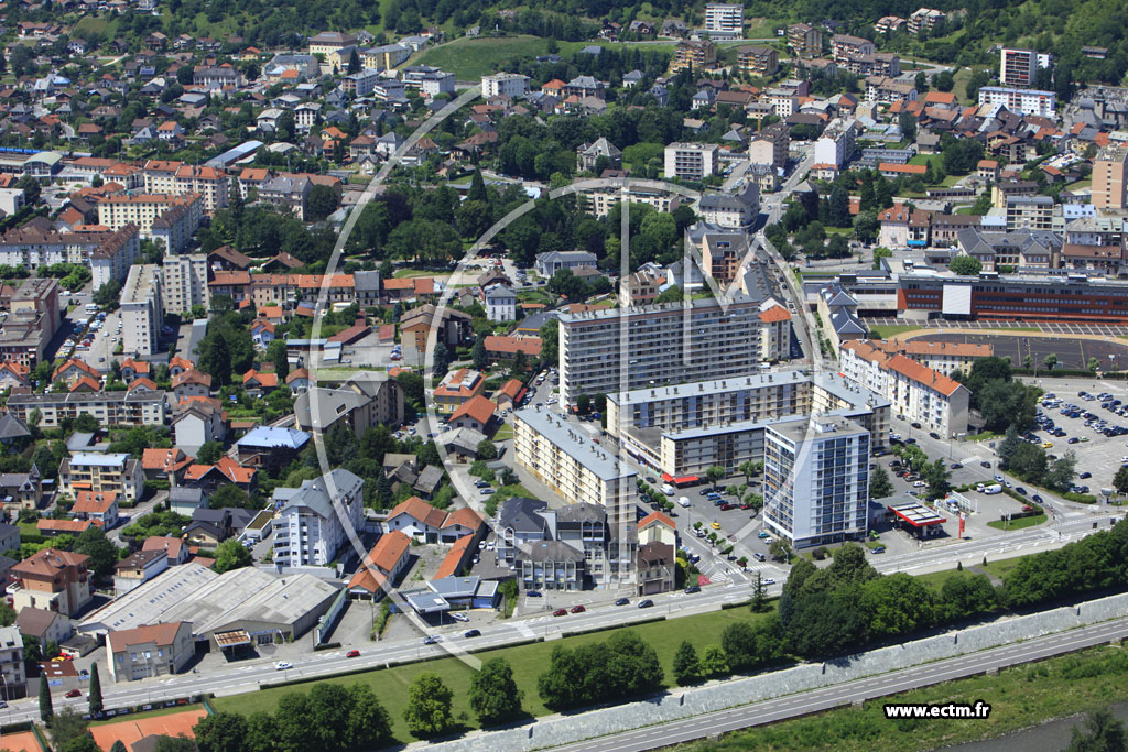 Photo arienne de Albertville (Avenue des Chasseurs Alpins)