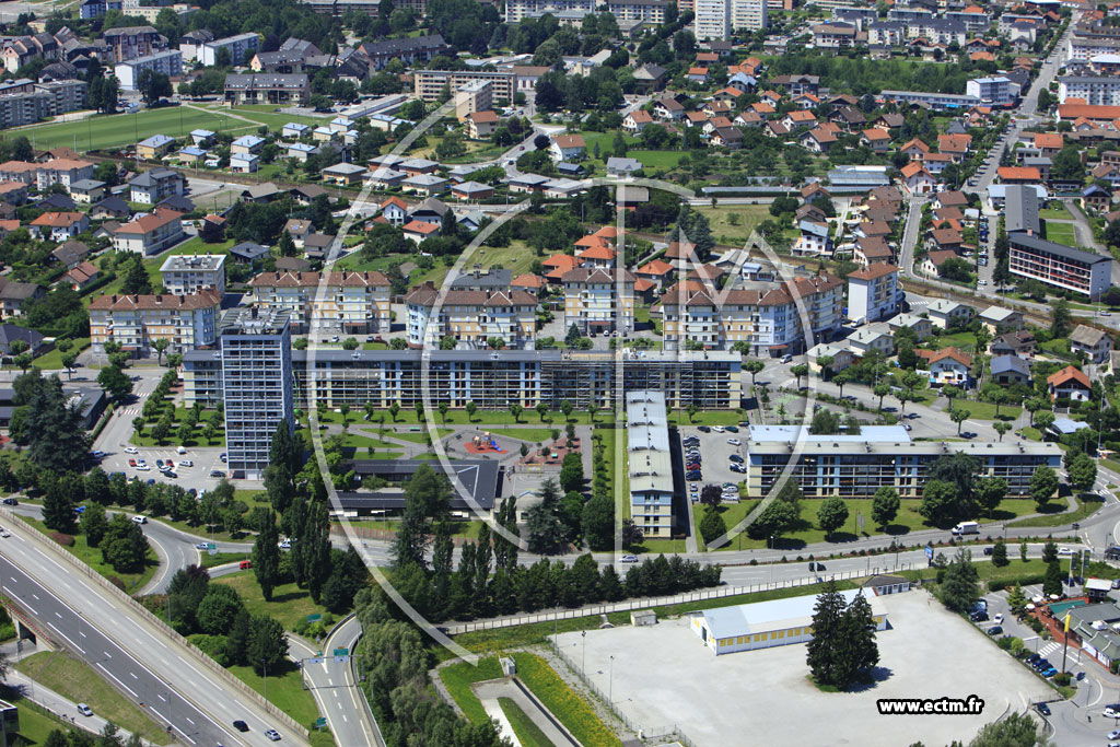 Photo arienne de Albertville (Avenue des Chasseurs Alpins)