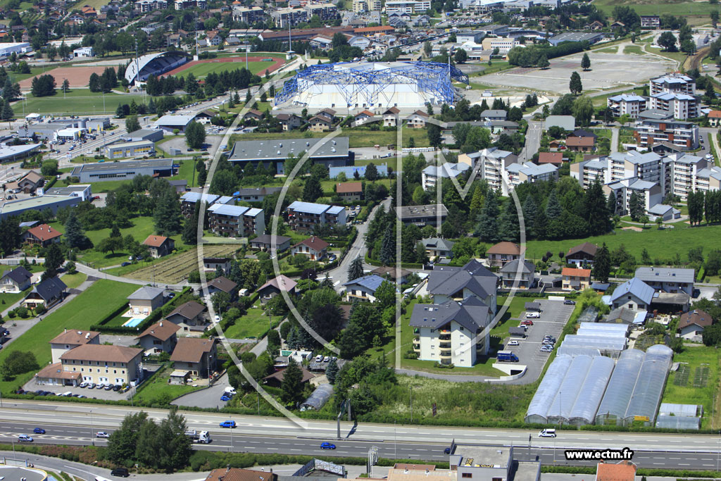 Photo arienne de Albertville (Chemin de la Cassine)