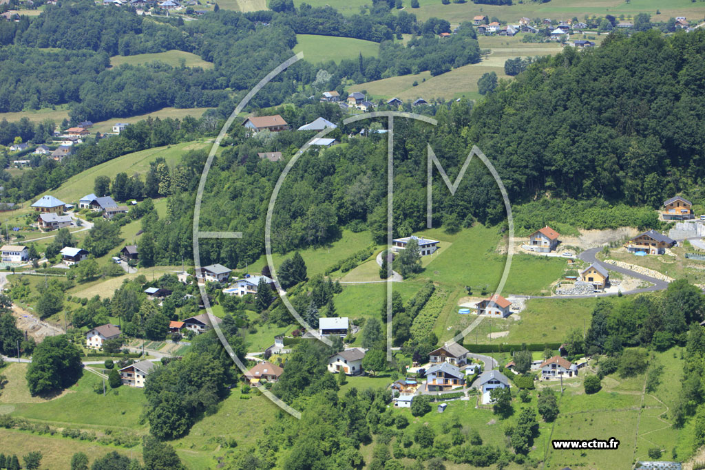 Photo arienne de Mercury (Route de Chevronnet)