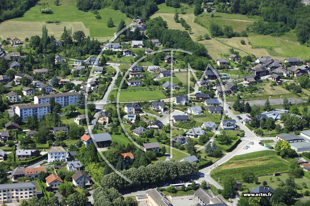 Photo arienne de Saint-Pierre-d'Albigny