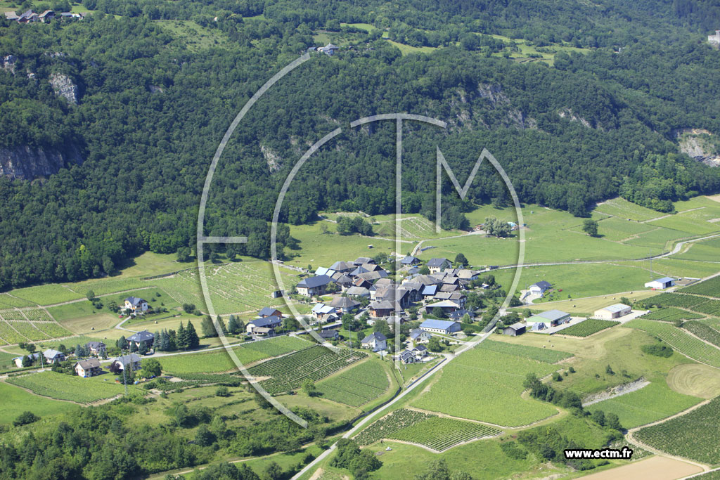 Photo arienne de Saint-Pierre-d'Albigny (Miolanet)