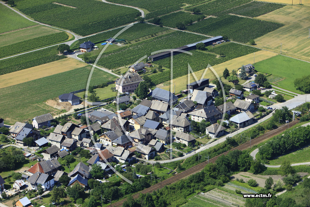 Photo arienne de Saint-Pierre-d'Albigny (Pau)