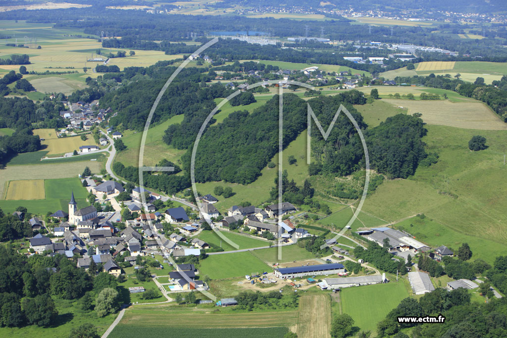 Photo arienne de Sainte-Hlne-du-Lac