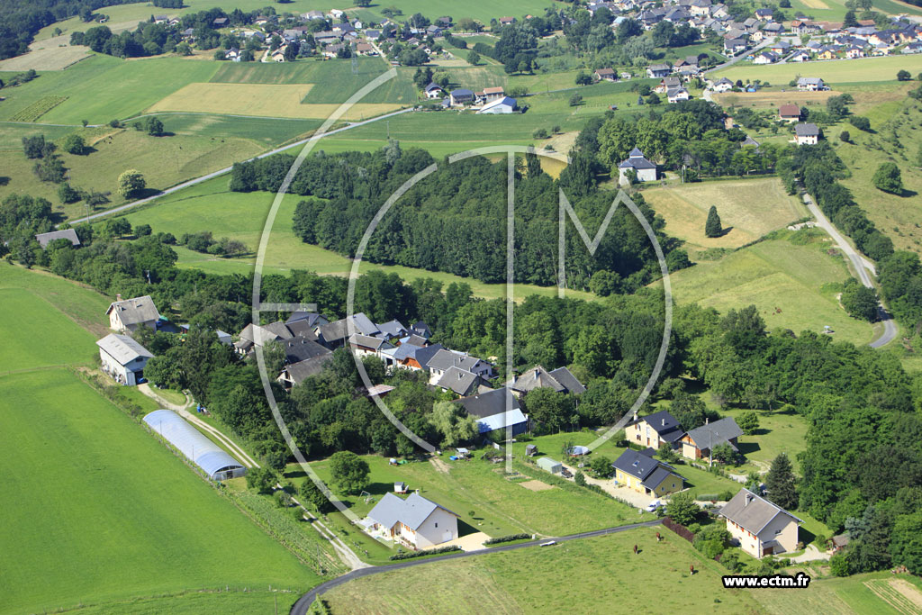 Photo arienne de Planaise (Le Puiset)