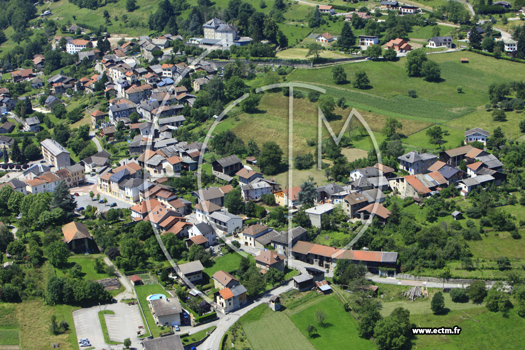 Photo arienne de Arvillard