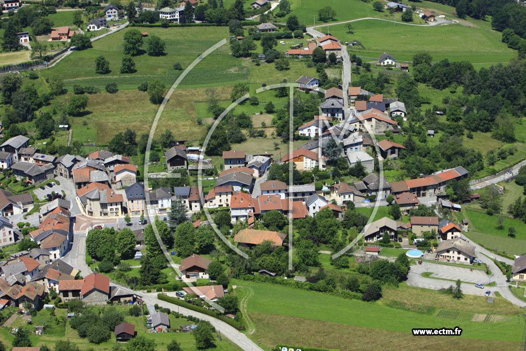 Photo arienne de Arvillard