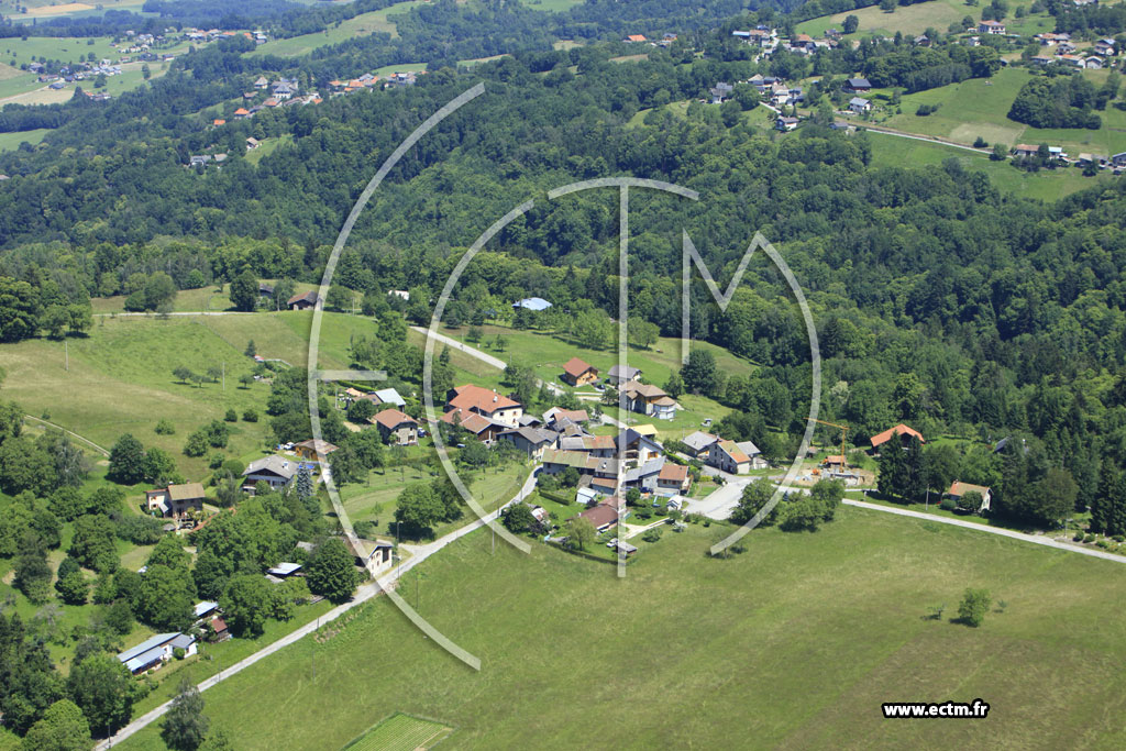 Photo arienne de Arvillard (Le Molliet)