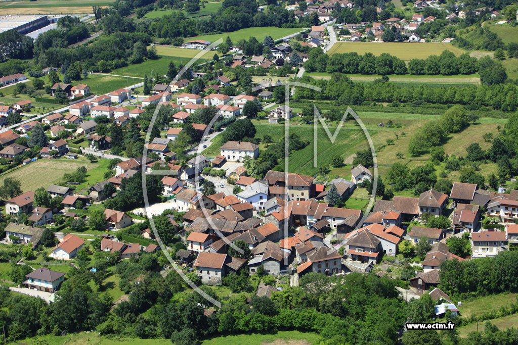 Photo arienne de Pontcharra (Villard-Noir)