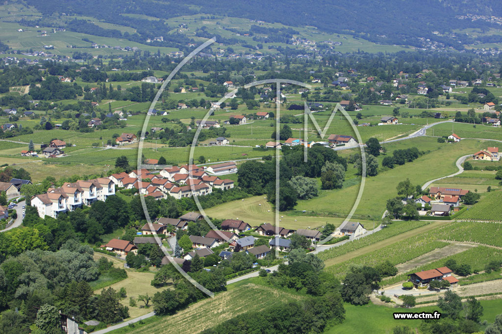 Photo arienne de Les Marches