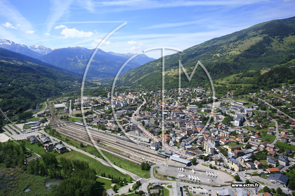 Photo arienne de Bourg-Saint-Maurice