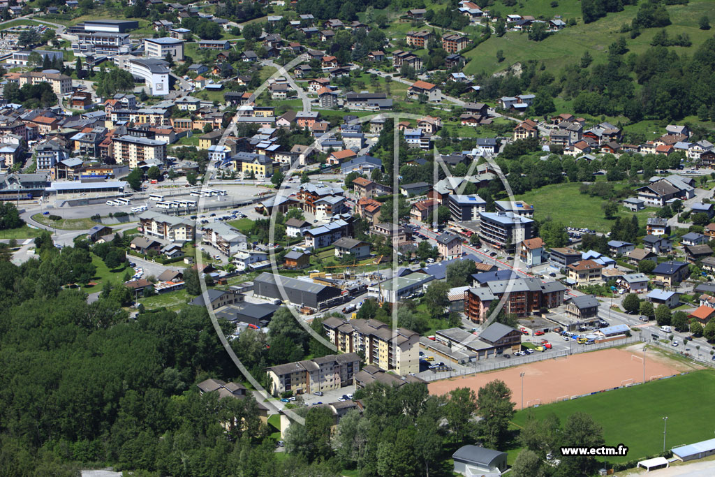 Photo arienne de Bourg-Saint-Maurice
