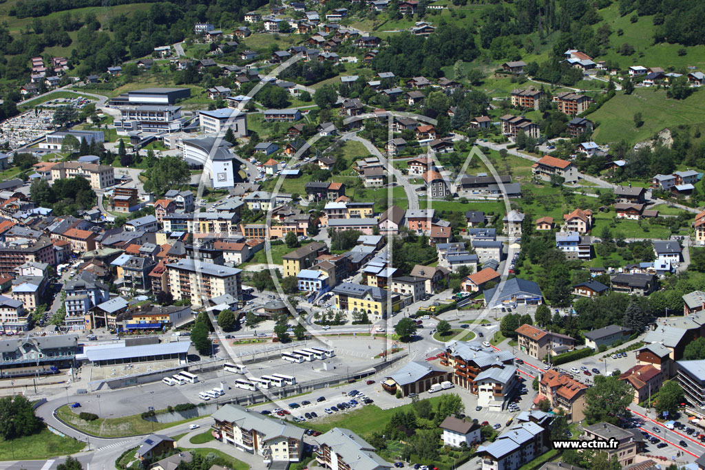 Photo arienne de Bourg-Saint-Maurice