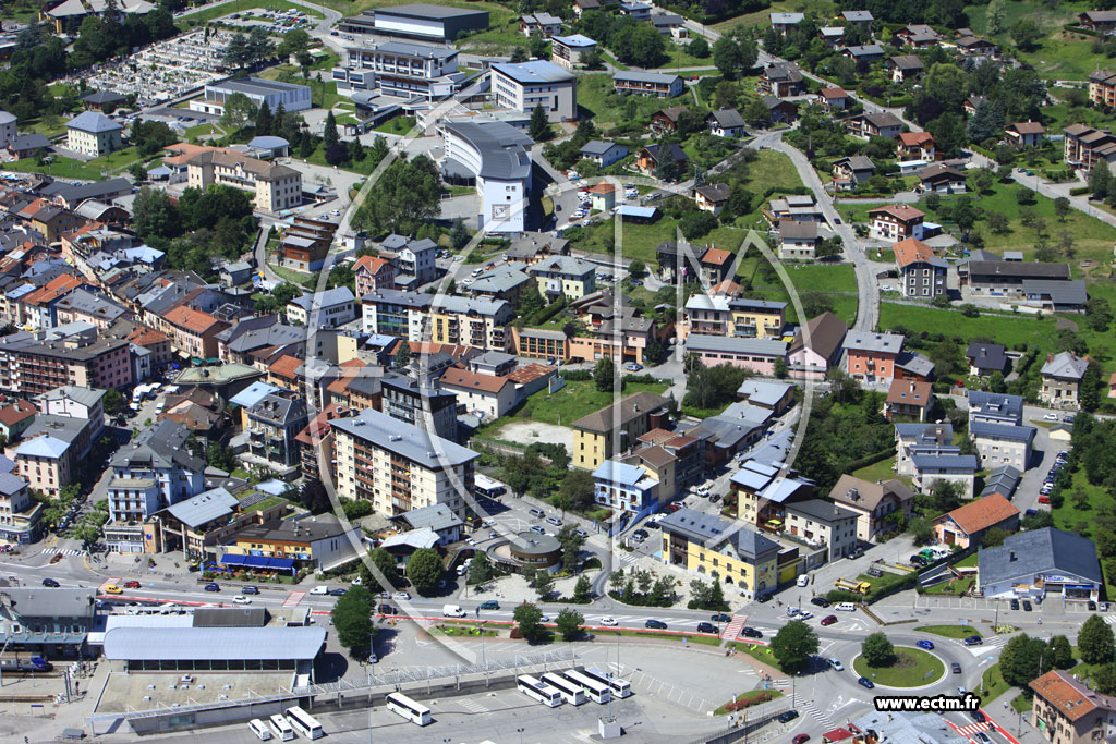 Photo arienne de Bourg-Saint-Maurice