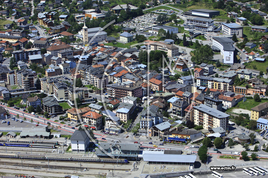 Photo arienne de Bourg-Saint-Maurice