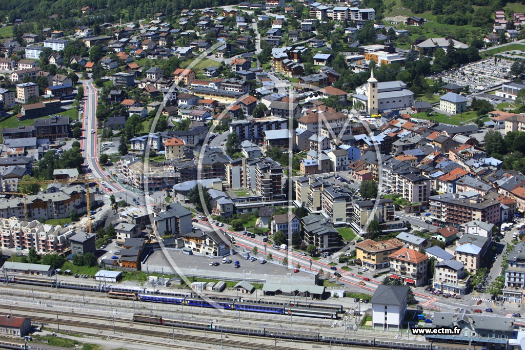 Photo arienne de Bourg-Saint-Maurice