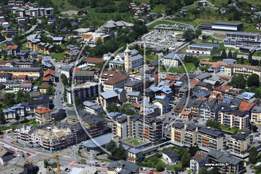 Photo arienne de Bourg-Saint-Maurice