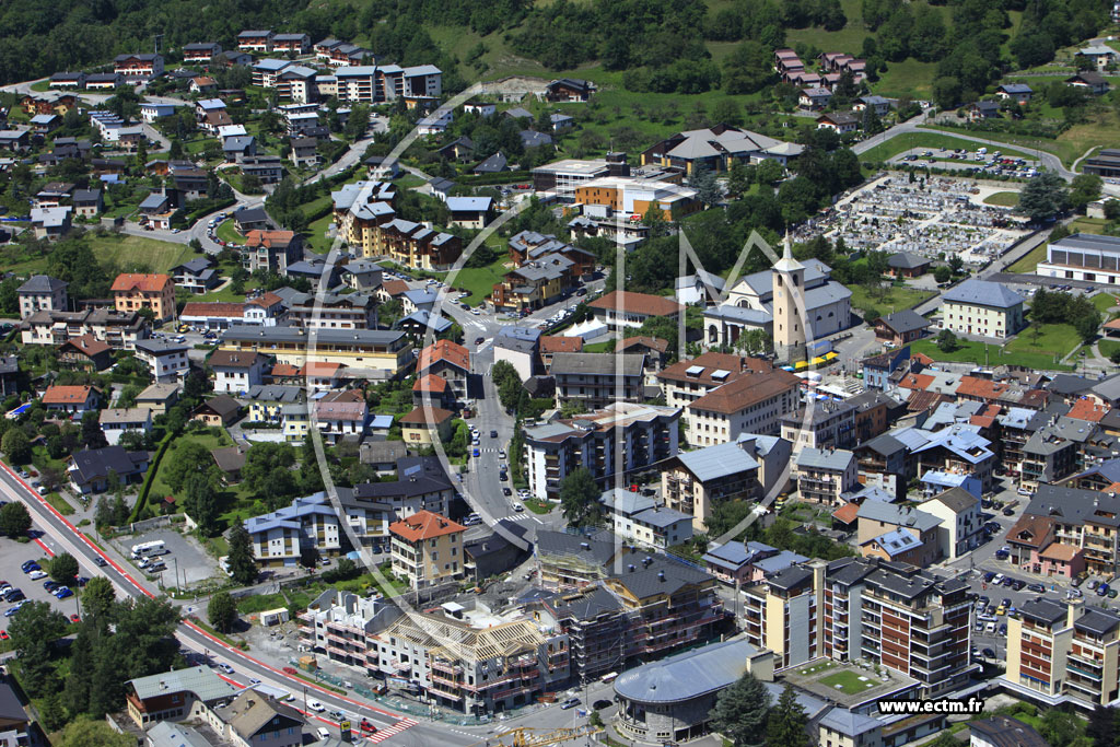 Photo arienne de Bourg-Saint-Maurice