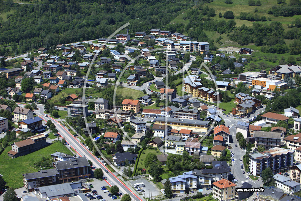 Photo arienne de Bourg-Saint-Maurice
