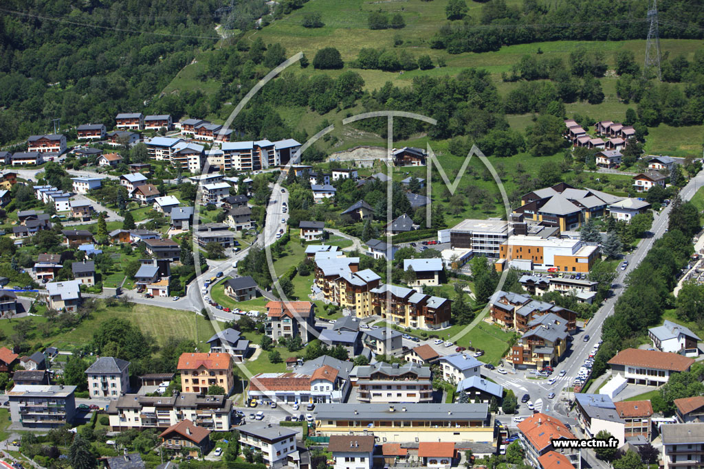 Photo arienne de Bourg-Saint-Maurice