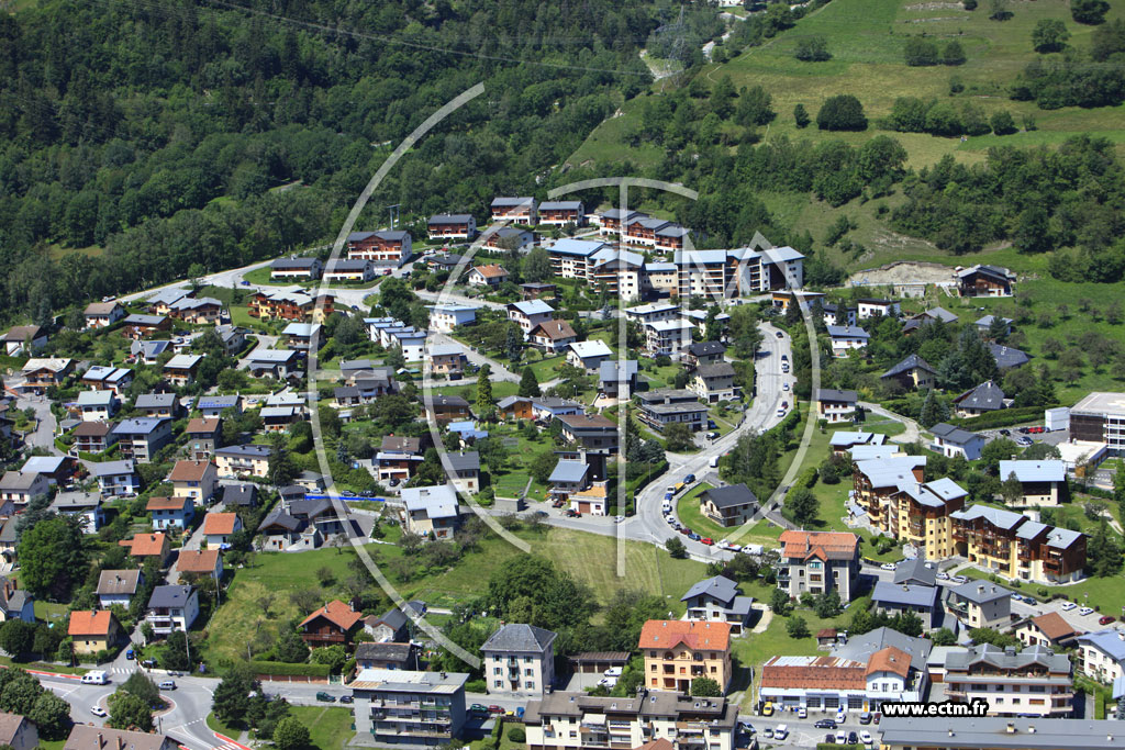 Photo arienne de Bourg-Saint-Maurice