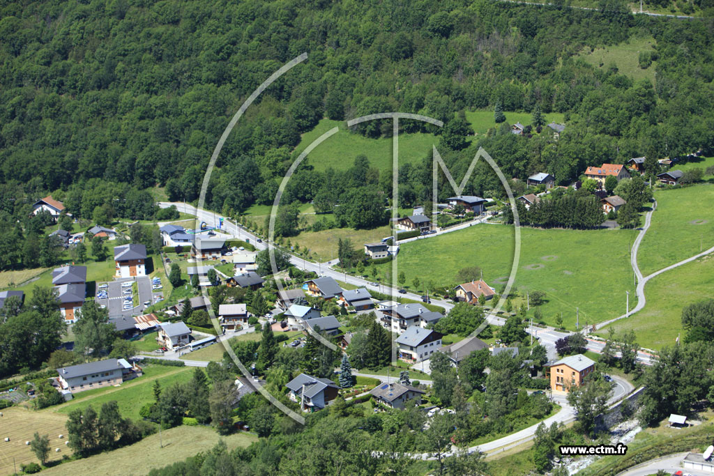 Photo arienne de Bourg-Saint-Maurice