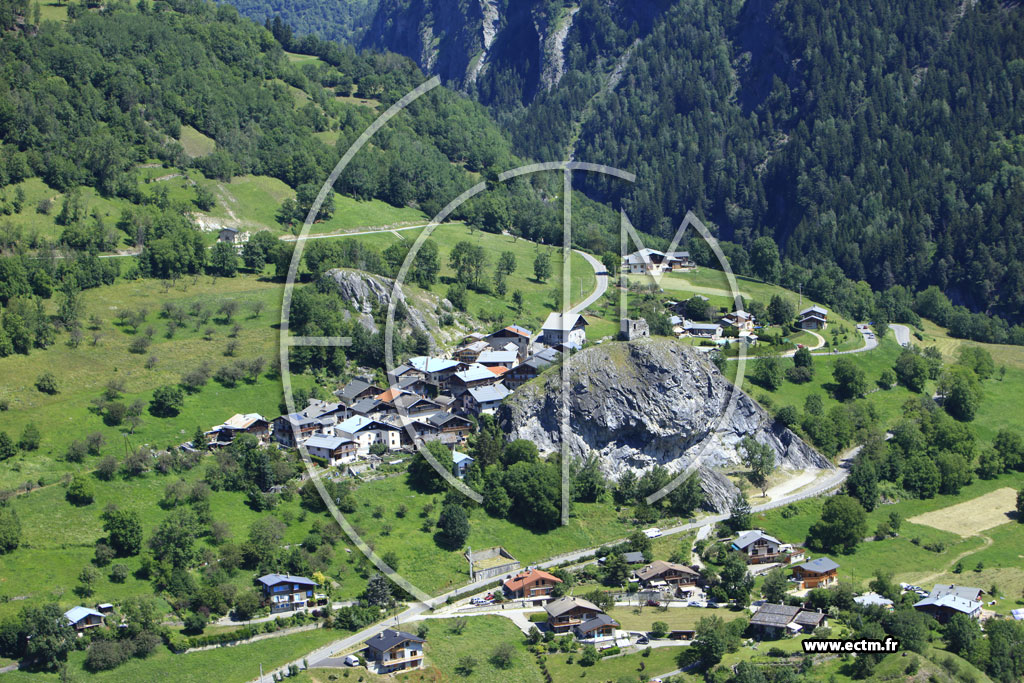 Photo arienne de Bourg-Saint-Maurice (Chtelard)
