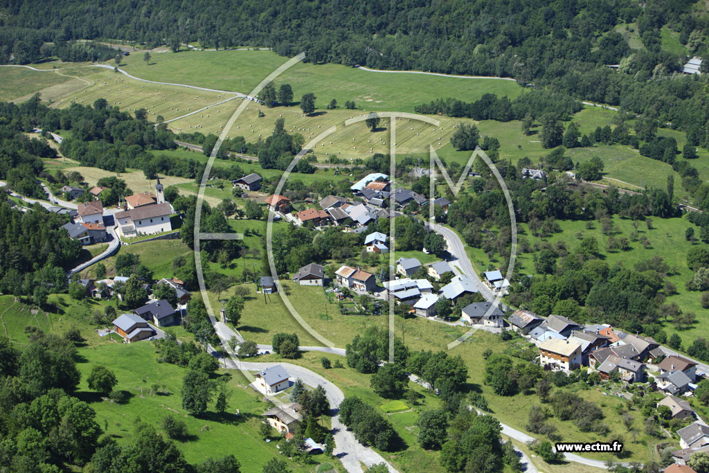 Photo arienne de Bourg-Saint-Maurice (Hauteville-Gondon)