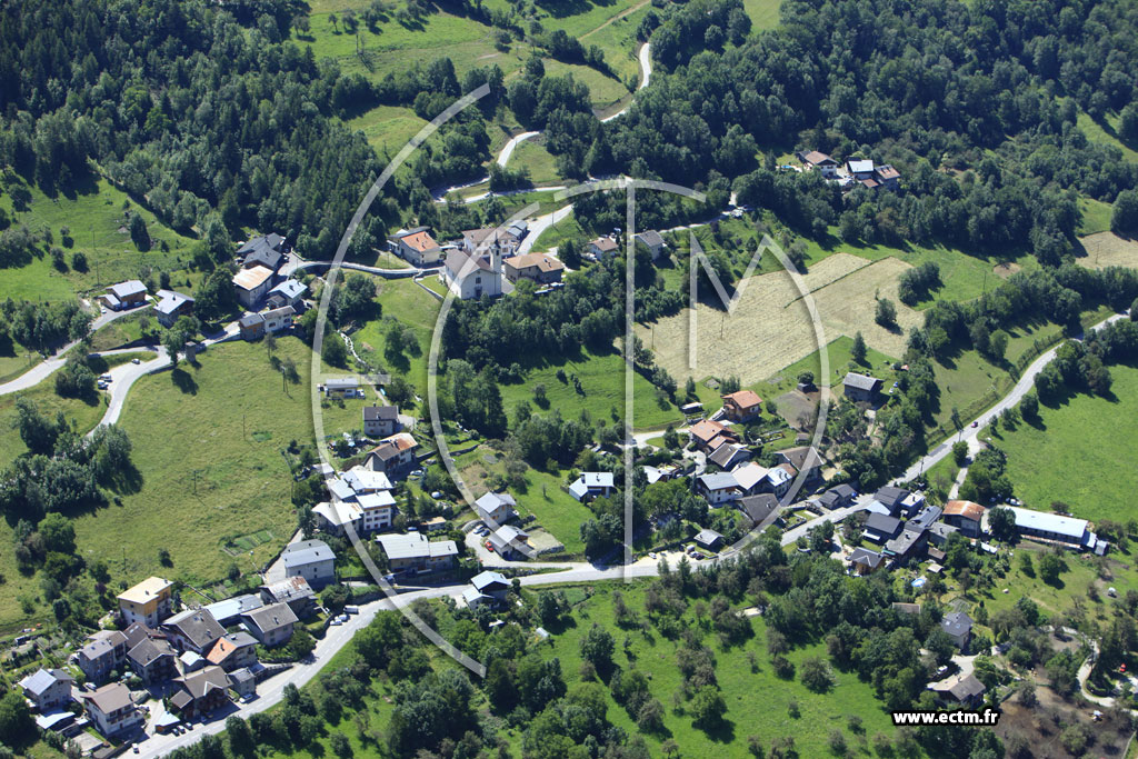 Photo arienne de Bourg-Saint-Maurice (Hauteville-Gondon)