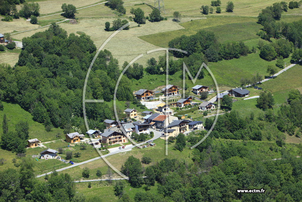 Photo arienne de Bourg-Saint-Maurice (Le Poiset)