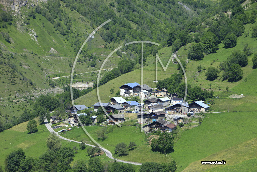 Photo arienne de Bourg-Saint-Maurice (Les Echines)