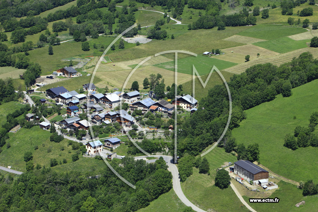 Photo arienne de La Cte-d'Aime (Bergeries)