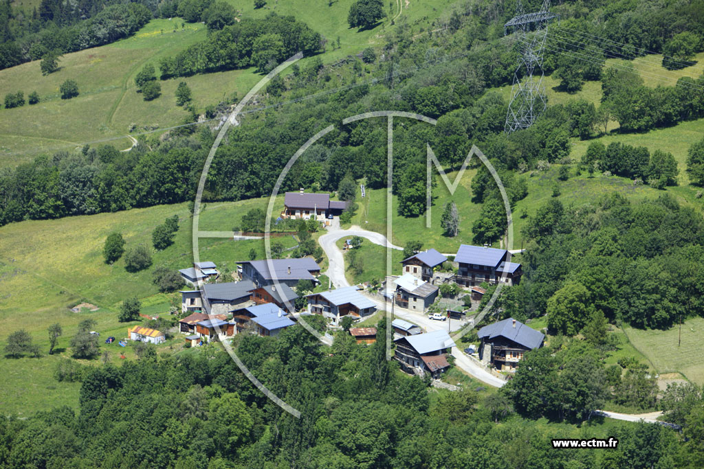 Photo arienne de La Cte-d'Aime (Bergeries)