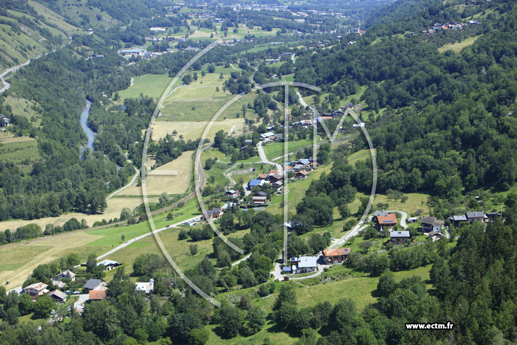Photo arienne de Landry (Le Villard)