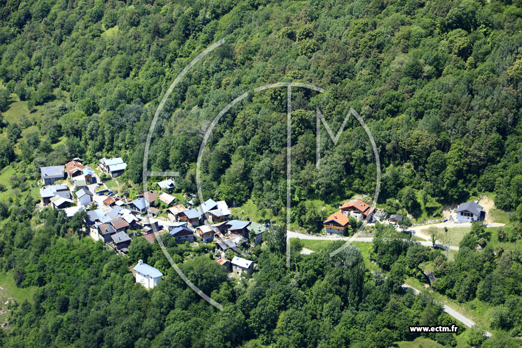Photo arienne de Montgirod (Le Villaret)