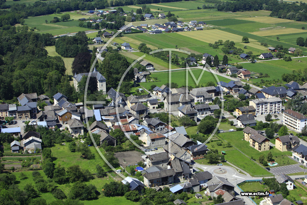 Photo arienne de Chamoux-sur-Gelon