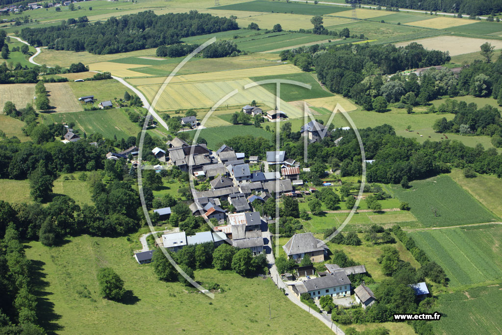 Photo arienne de Chamoux-sur-Gelon (Villard-Dizier)
