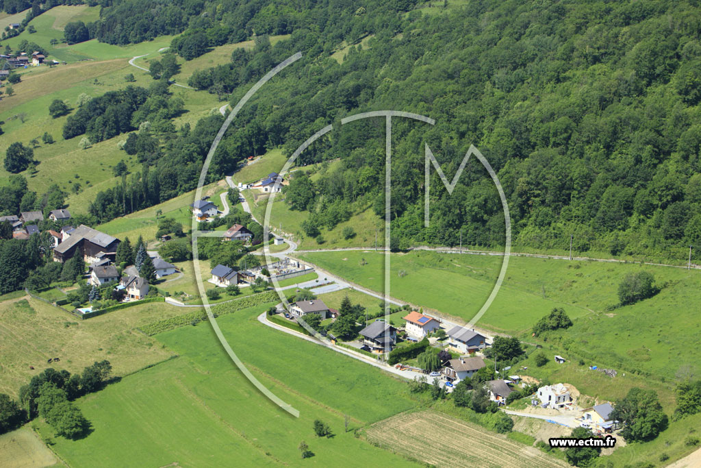 Photo arienne de La Croix-de-la-Rochette