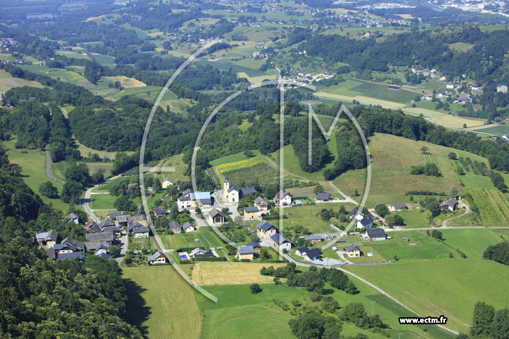 Photo arienne de Villard-d'Hry