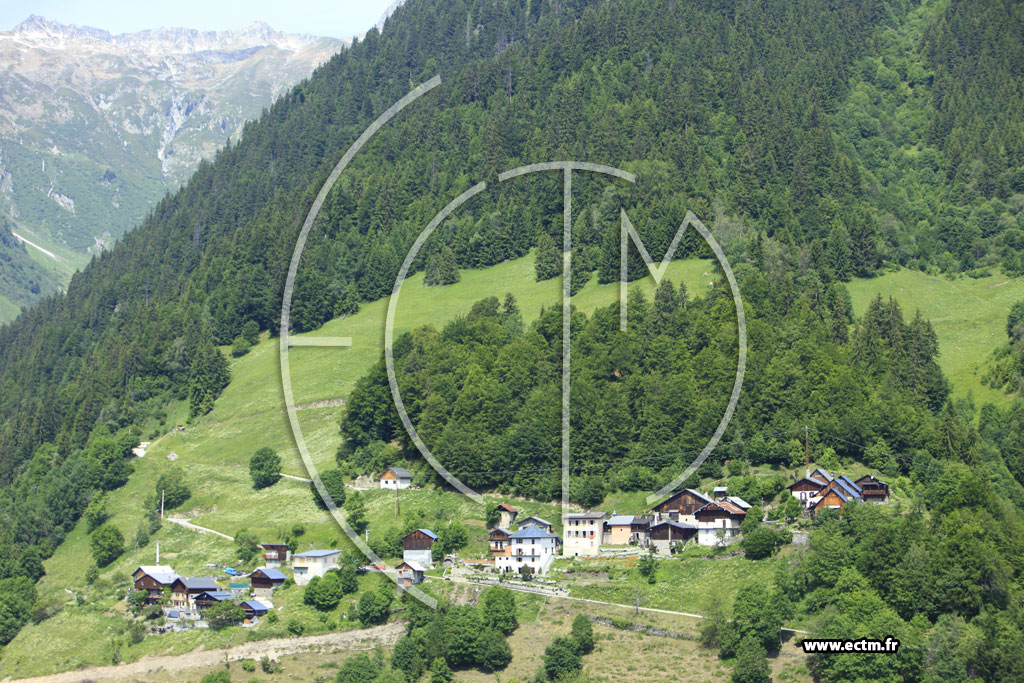 Photo arienne de Bonneval (Le Biollay)