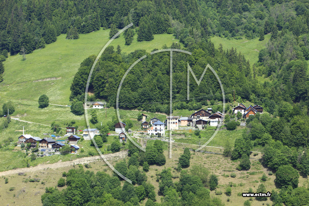 Photo arienne de Bonneval (Le Biollay)