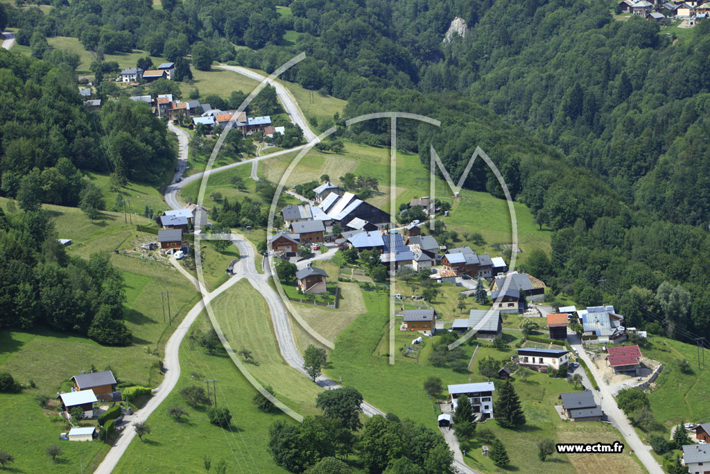 Photo arienne de Les Avanchers-Valmorel (La Grange)